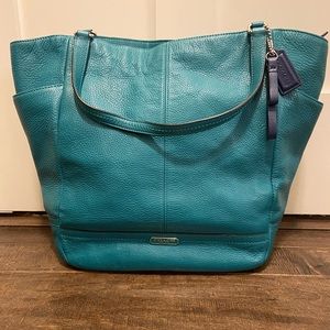 Coach Park Leather Carrie Tote